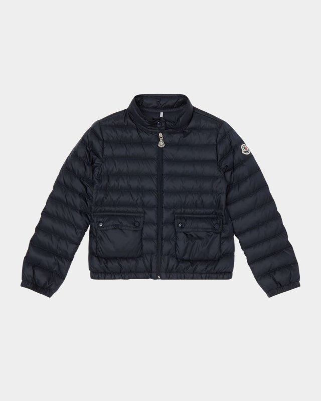 Girl's Lans Quilted Down Jacket, Size 12-14